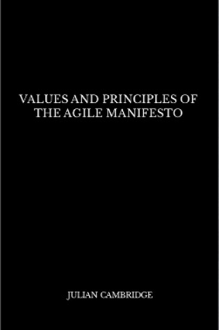 Cover of Values and Principles of The Agile Manifesto