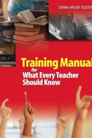 Cover of Training Manual for What Every Teacher Should Know