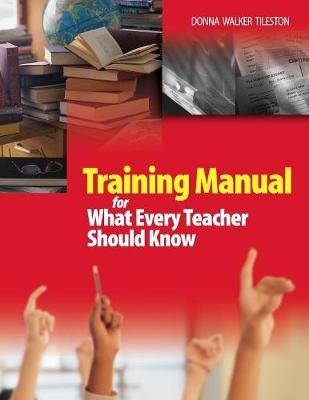 Book cover for Training Manual for What Every Teacher Should Know