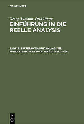 Book cover for Differentialrechnung Der Funktionen Mehrerer Veranderlicher