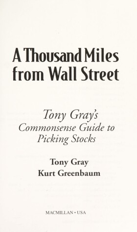 Book cover for A Thousand Miles from Wall Street