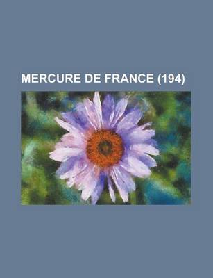 Book cover for Mercure de France (194 )