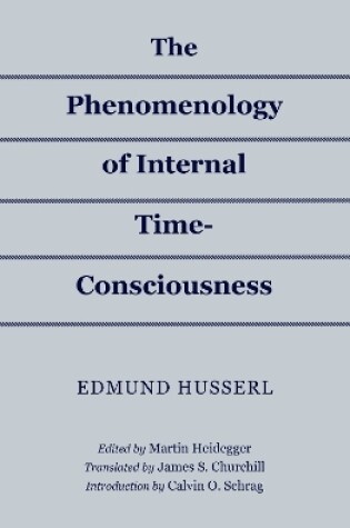 Cover of The Phenomenology of Internal Time-Consciousness