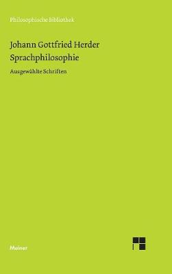 Book cover for Sprachphilosophie