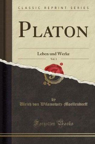 Cover of Platon, Vol. 1