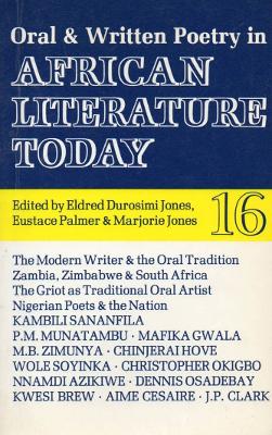 Book cover for ALT 16 Oral and Written Poetry in African Literature Today