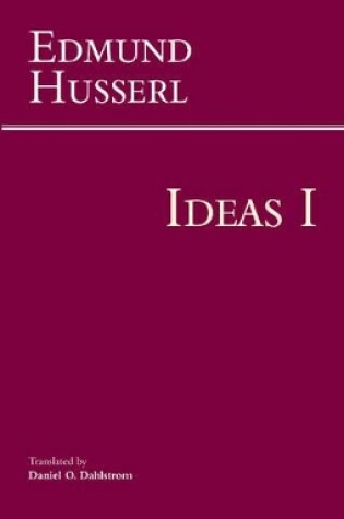 Cover of Ideas for a Pure Phenomenology and Phenomenological Philosophy