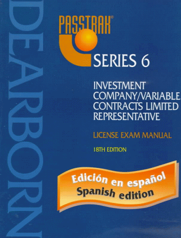 Book cover for Investment Company/Variable Contracts Limited Representative: License Exam Manual