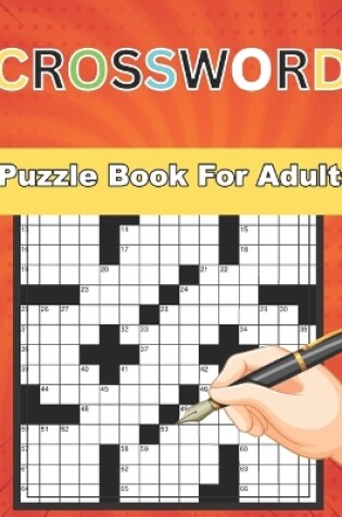 Cover of Crossword Puzzles Book For Adults