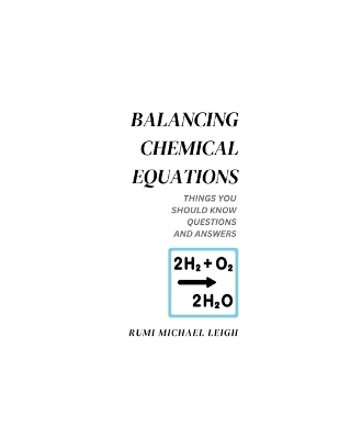 Book cover for Balancing chemical equations