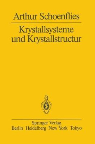 Cover of Krystallsysteme und Krystallstructur