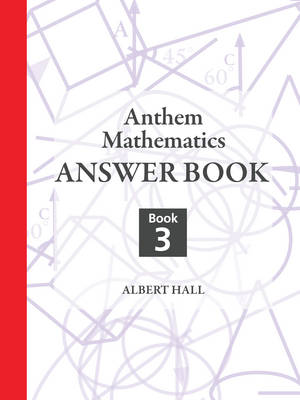 Cover of Anthem Mathematics Answer Book