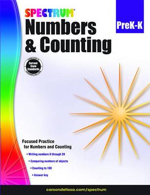 Book cover for Numbers & Counting, Grades Pk - K