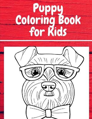 Book cover for Puppy Coloring Book for Kids