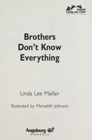 Cover of Brothers Don't Know Everything