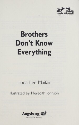 Cover of Brothers Don't Know Everything