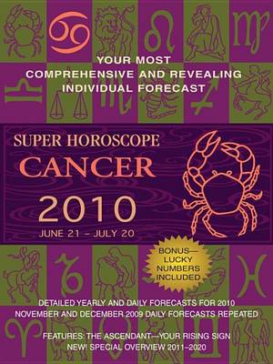 Book cover for Cancer (Super Horoscopes 2012)