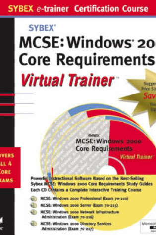 Cover of MCSE Windows 2000 Core Requirements e-Trainer