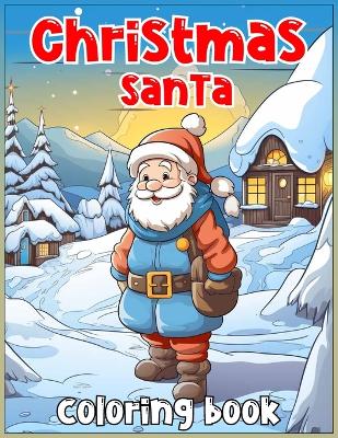 Book cover for Christmas Santa Coloring book