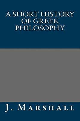 Book cover for A Short History of Greek Philosophy