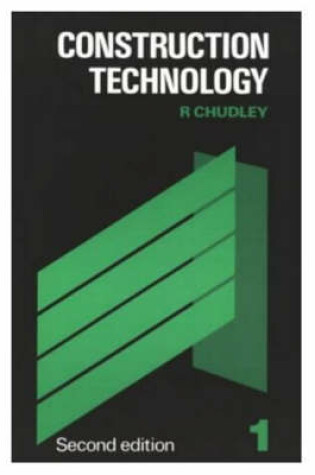 Cover of Construction Technology: Volume 1