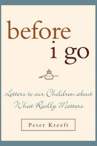 Cover of Before I Go