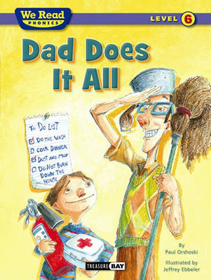 Cover of Dad Does It All (We Read Phonics - Level 6)