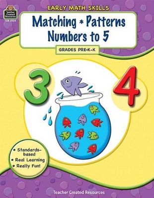 Book cover for Matching-Patterns-Numbers to 5