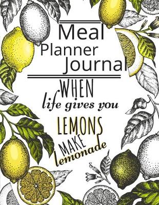 Book cover for Meal Planner Journal