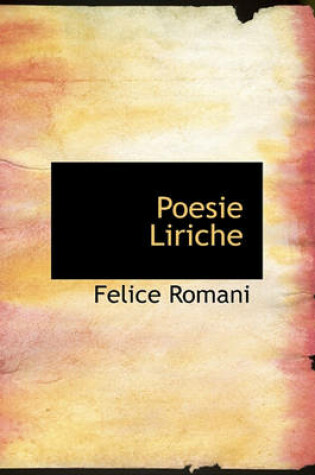 Cover of Poesie Liriche