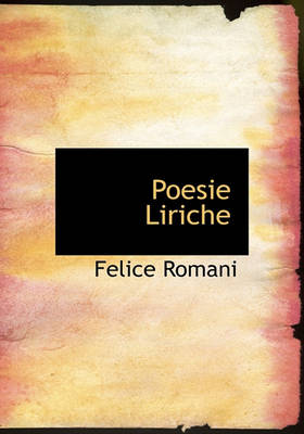 Book cover for Poesie Liriche