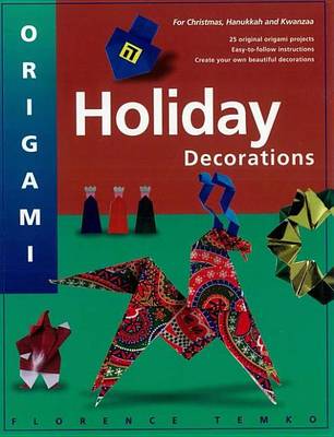 Book cover for Origami Holiday Decorations