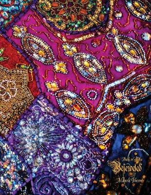 Book cover for Bejeweled Touch of India Journal (blank, unlined 8.5x11 large diary, adorning the princess bride war room prayer journal, notebook to write draw in for girls women, MV best seller, wedding planner, bridesmaid gift, artist, drawing)