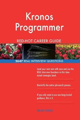 Book cover for Kronos Programmer Red-Hot Career Guide; 2647 Real Interview Questions