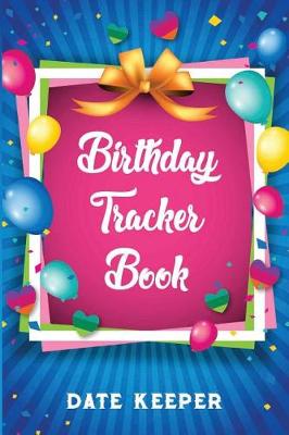 Book cover for Birthday Tracker Book