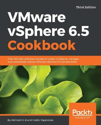 Cover of VMware vSphere 6.5 Cookbook