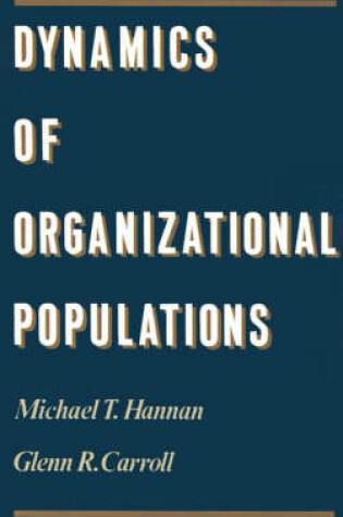Cover of Dynamics of Organizational Populations