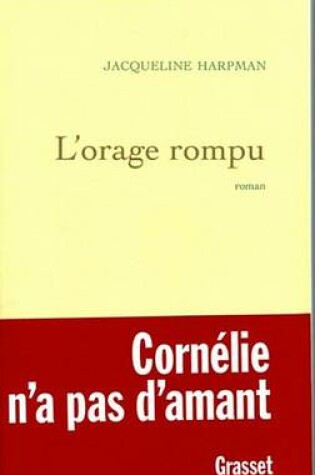 Cover of L'Orage Rompu