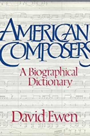 Cover of American Composers