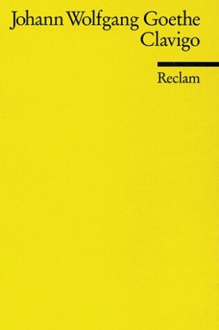 Cover of Clavigo Reclam