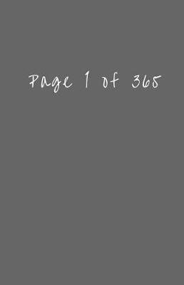 Book cover for Page 1 of 365