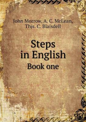 Book cover for Steps in English Book one