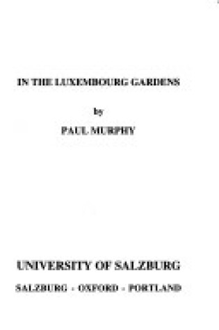 Cover of In the Luxembourg Gardens