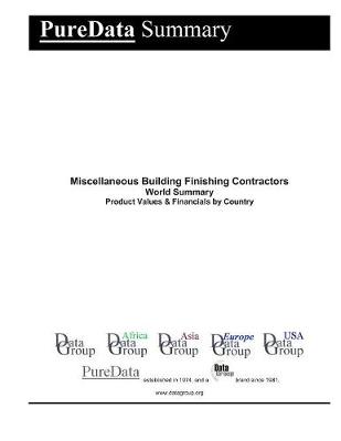 Cover of Miscellaneous Building Finishing Contractors World Summary