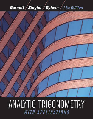 Book cover for Analytic Trigonometry with Applications 11e + WileyPLUS Registration Card