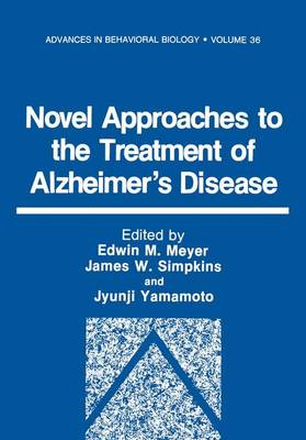 Book cover for Novel Approaches to the Treatment of Alzheimer's Disease