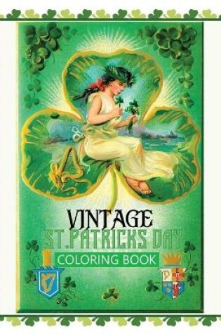 Cover of vintage St. Patrick's day coloring book