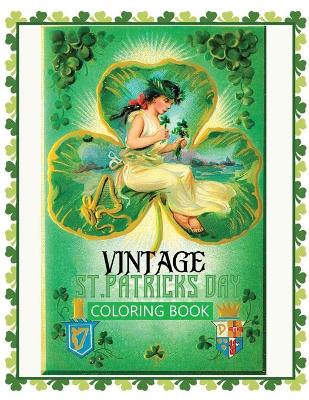 Cover of vintage St. Patrick's day coloring book