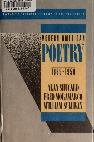 Cover of Modern American Poetry 1865-1950