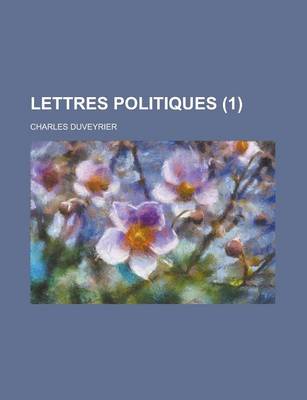 Book cover for Lettres Politiques (1)